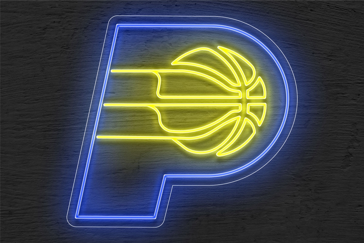 Indiana Pacers Basketball LED Neon Sign