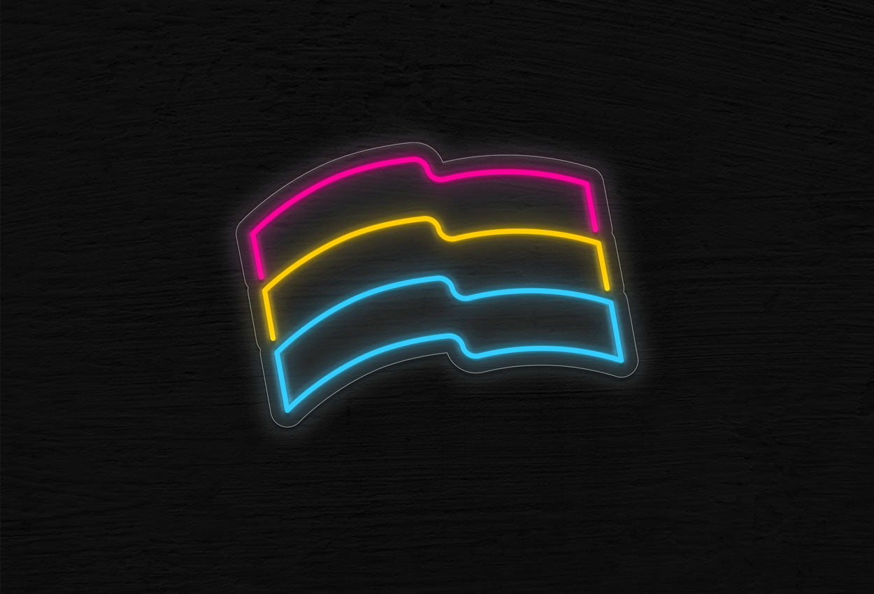 Pansexual Flag LED Neon Sign