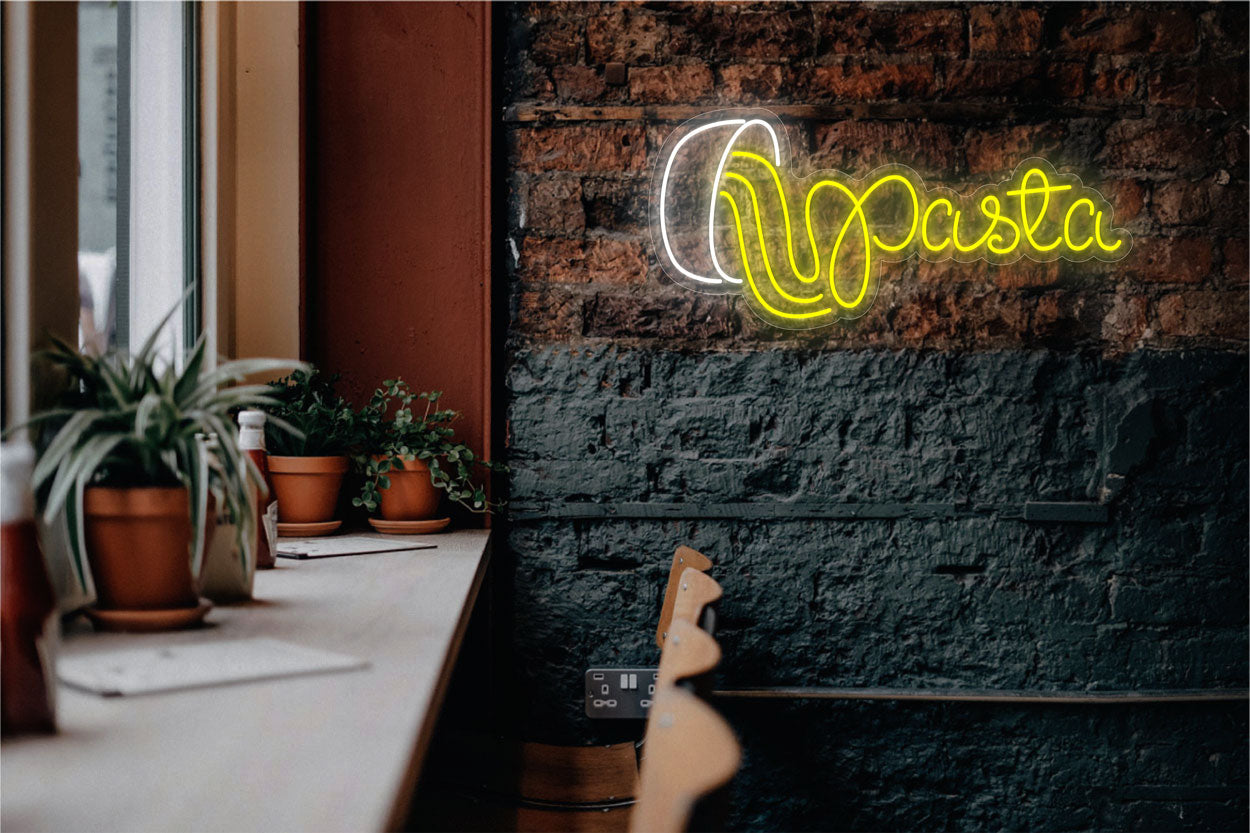 Bowl of Pasta LED Neon Sign