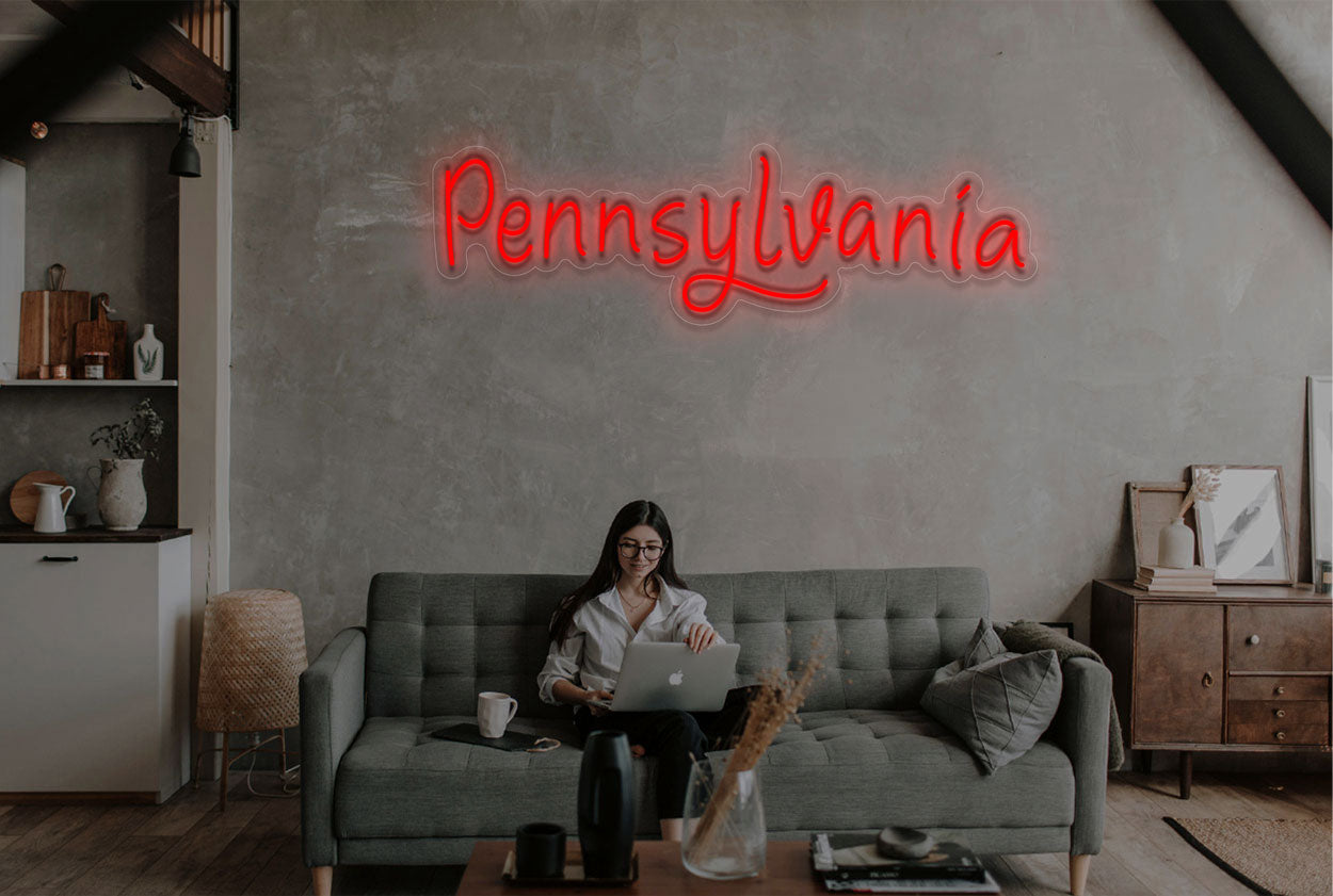 Pennsylvania LED Neon Sign