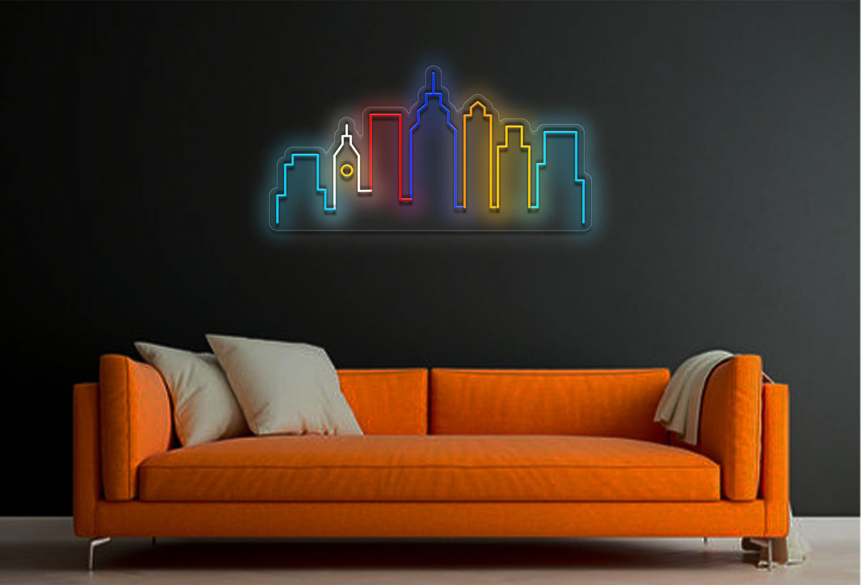Philadelphia Building LED Neon Sign
