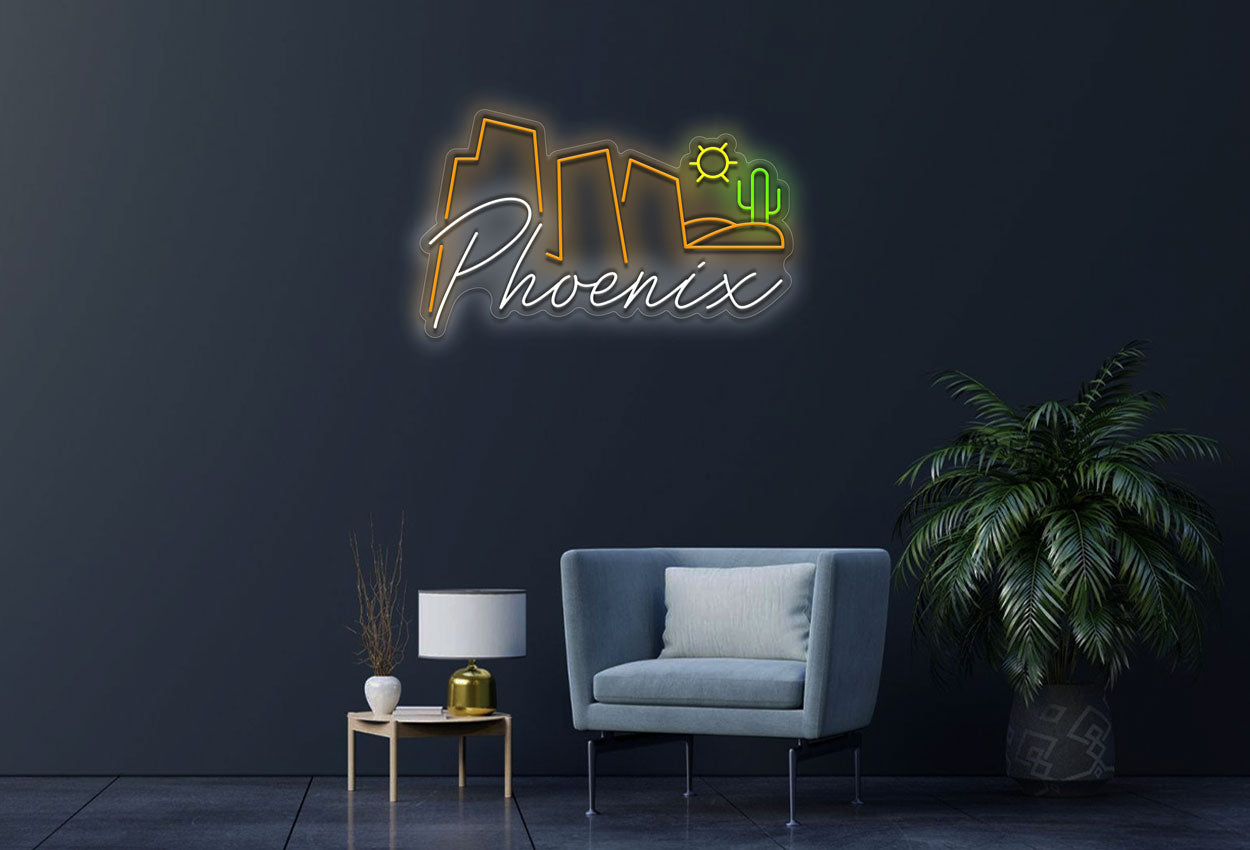 Phoenix Desert LED Neon Sign