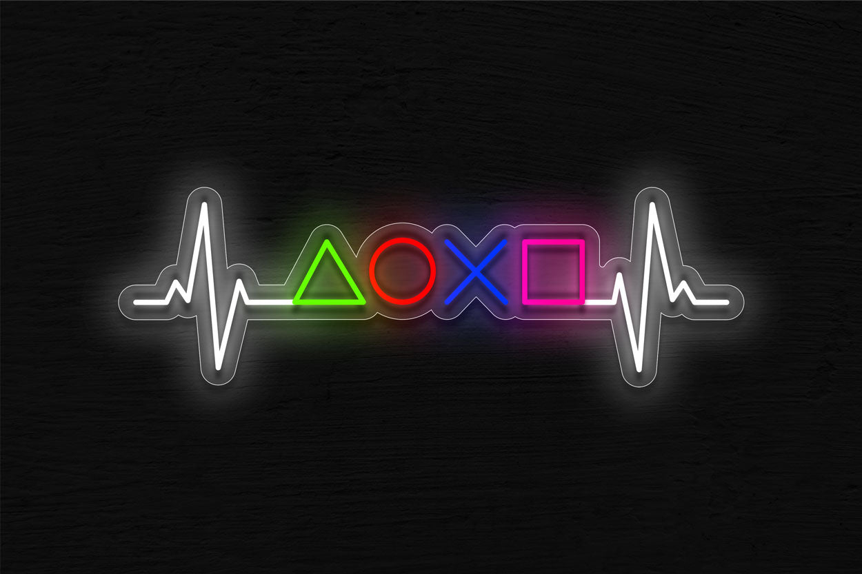 Playstation Icon V2 LED Neon Sign