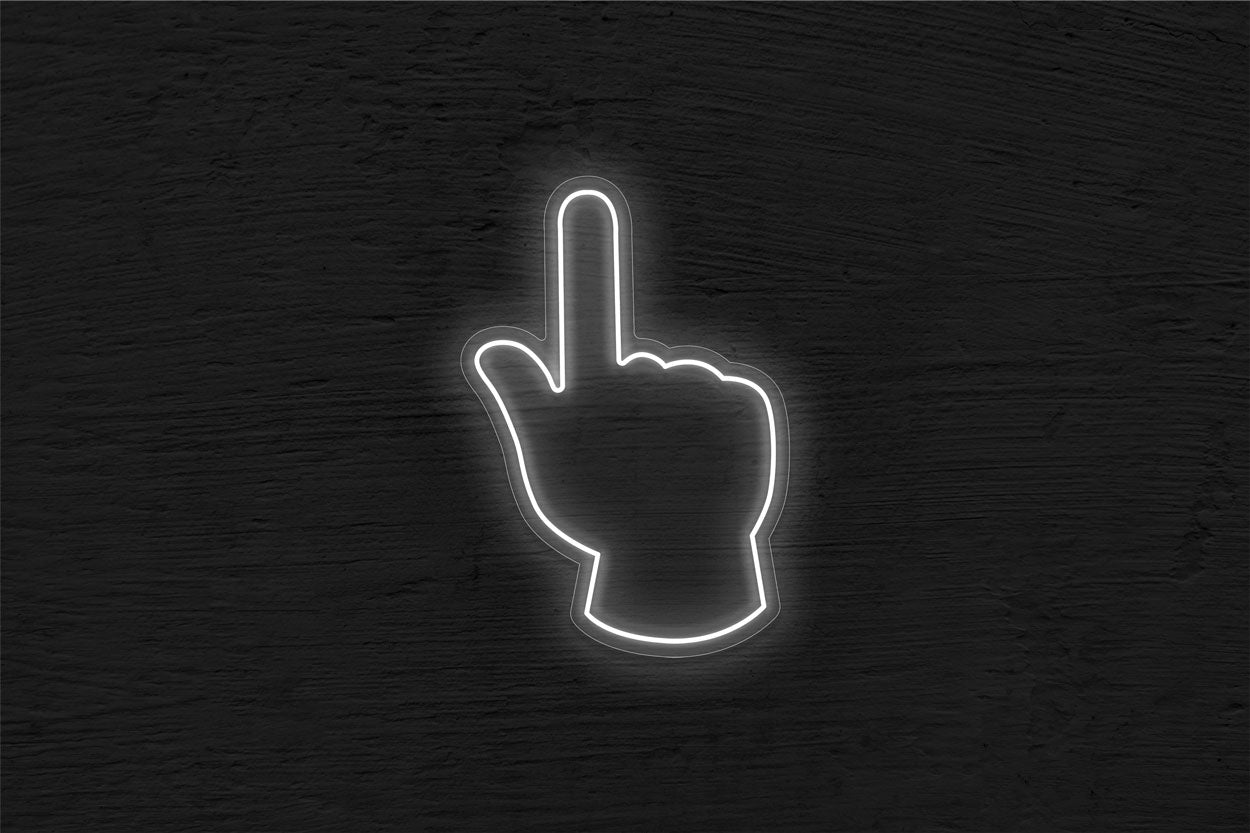 Pointing up Hand Emoji LED Neon Sign