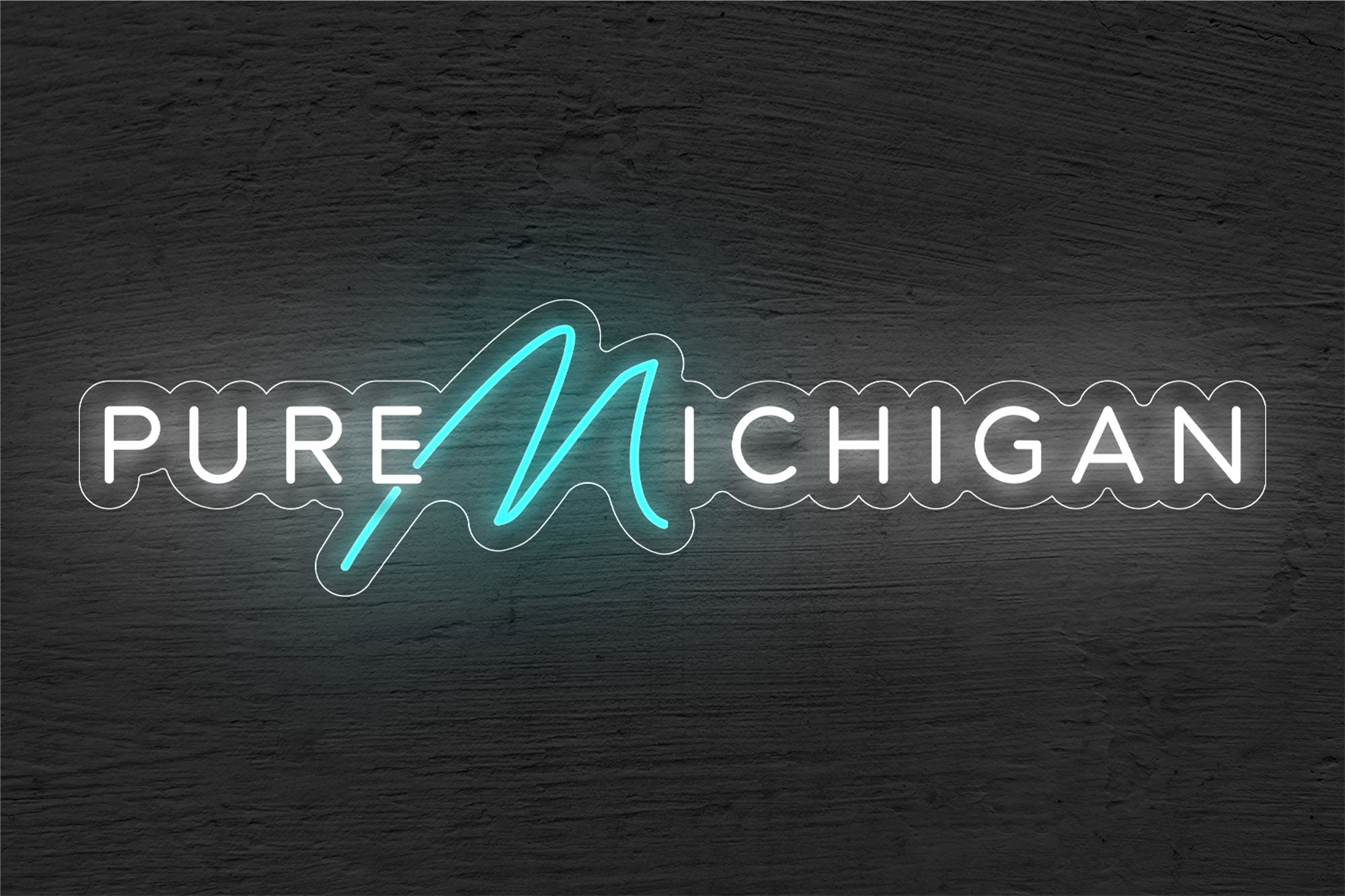 Pure Michigan LED Neon Sign | USA Neon Signs | Best Buy Neon Signs