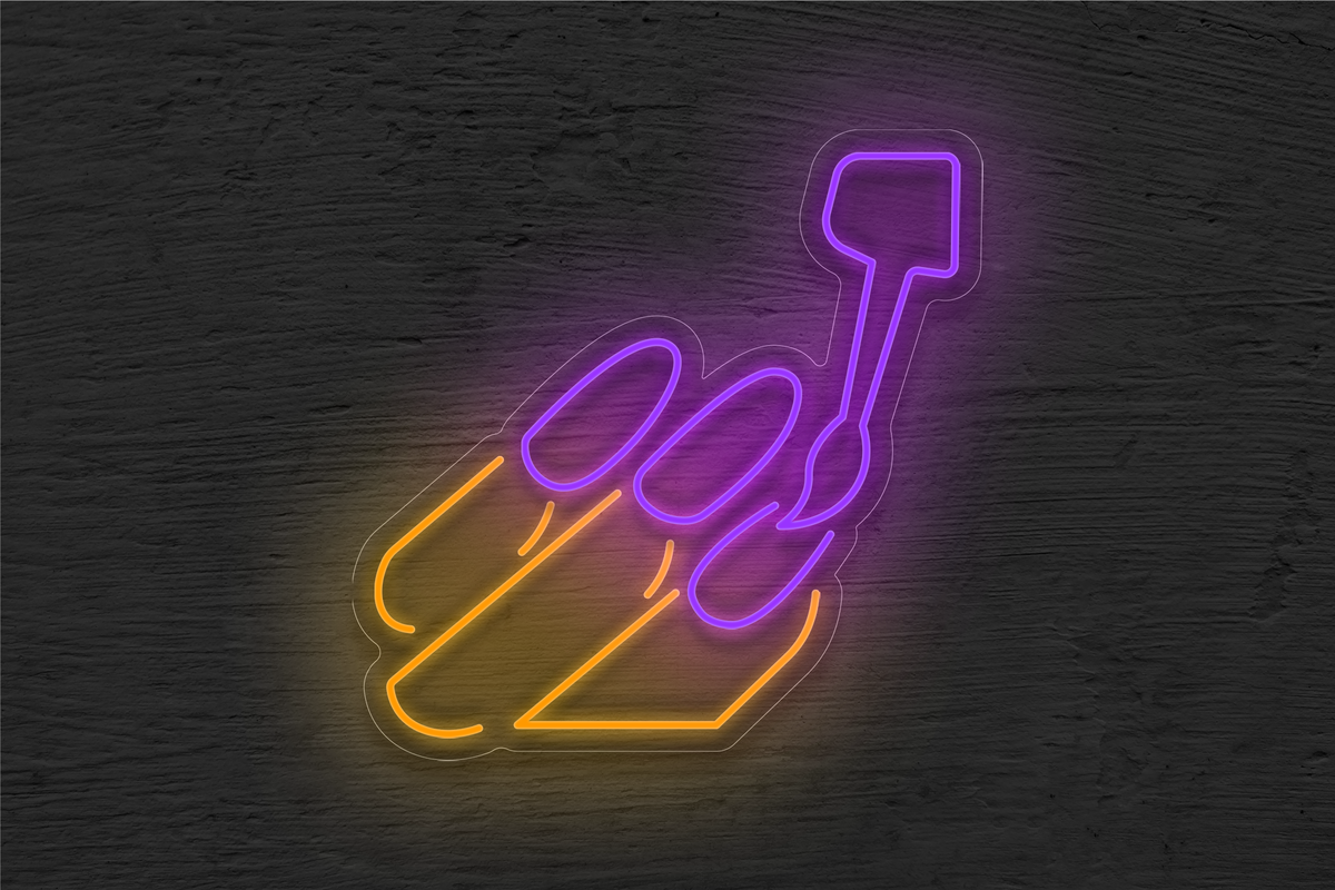 Nail Polishing LED Neon Sign