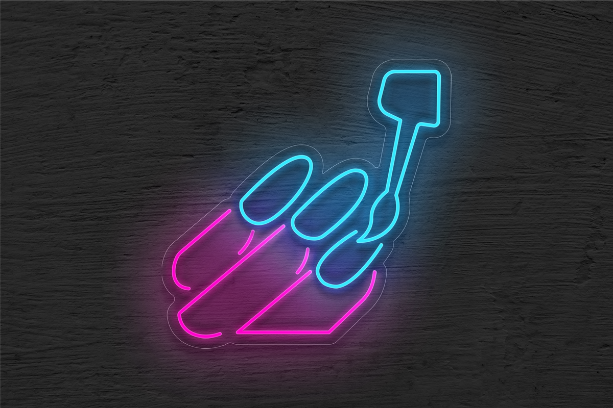 Nail Polishing LED Neon Sign