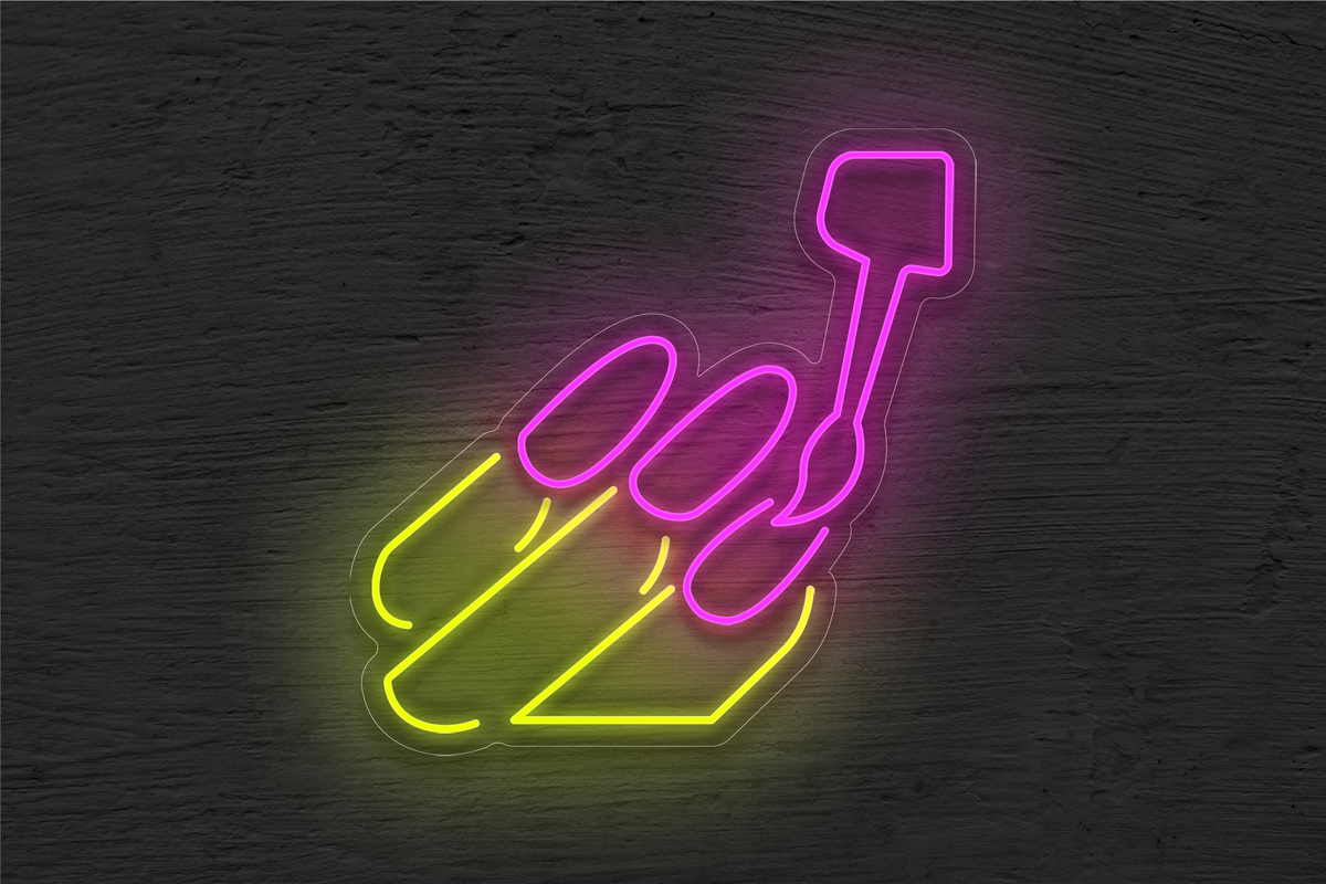 Nail Polishing LED Neon Sign