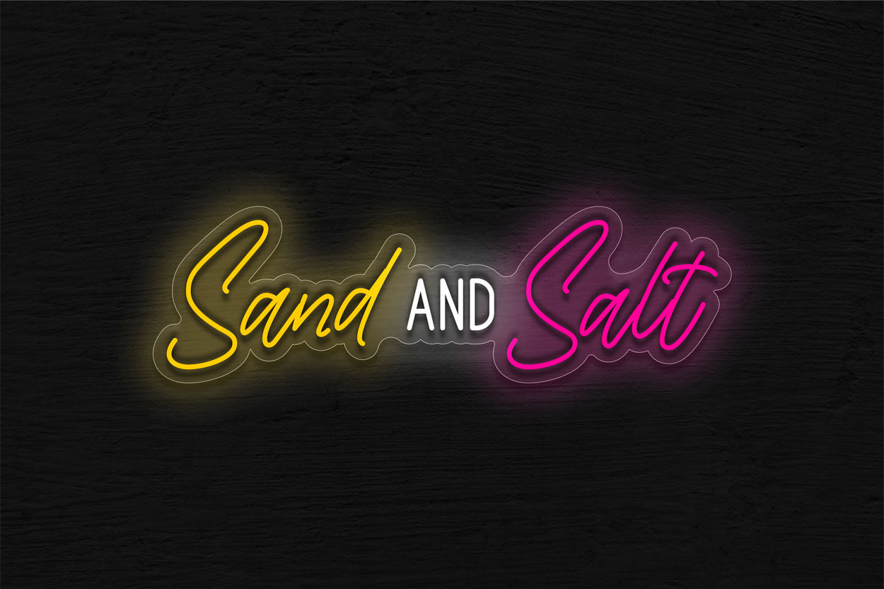 Buy Sand And Salt LED Neon Sign | Beach Vibes Signs from Best Buy Neon ...