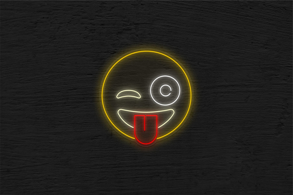 Silly Emoji LED Neon Sign