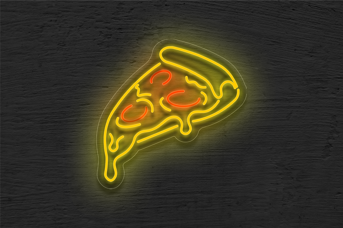 Slice of pizza LED Neon Sign