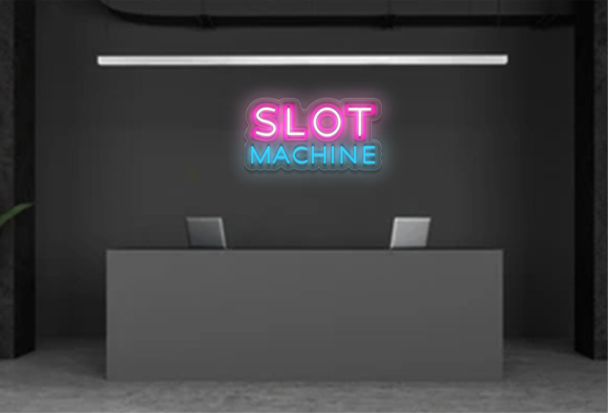 Buy Slot Machine LED Neon Sign | Best Selling Neon Signs from Best Buy ...