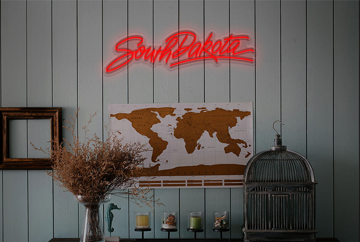South Dakota LED Neon Sign