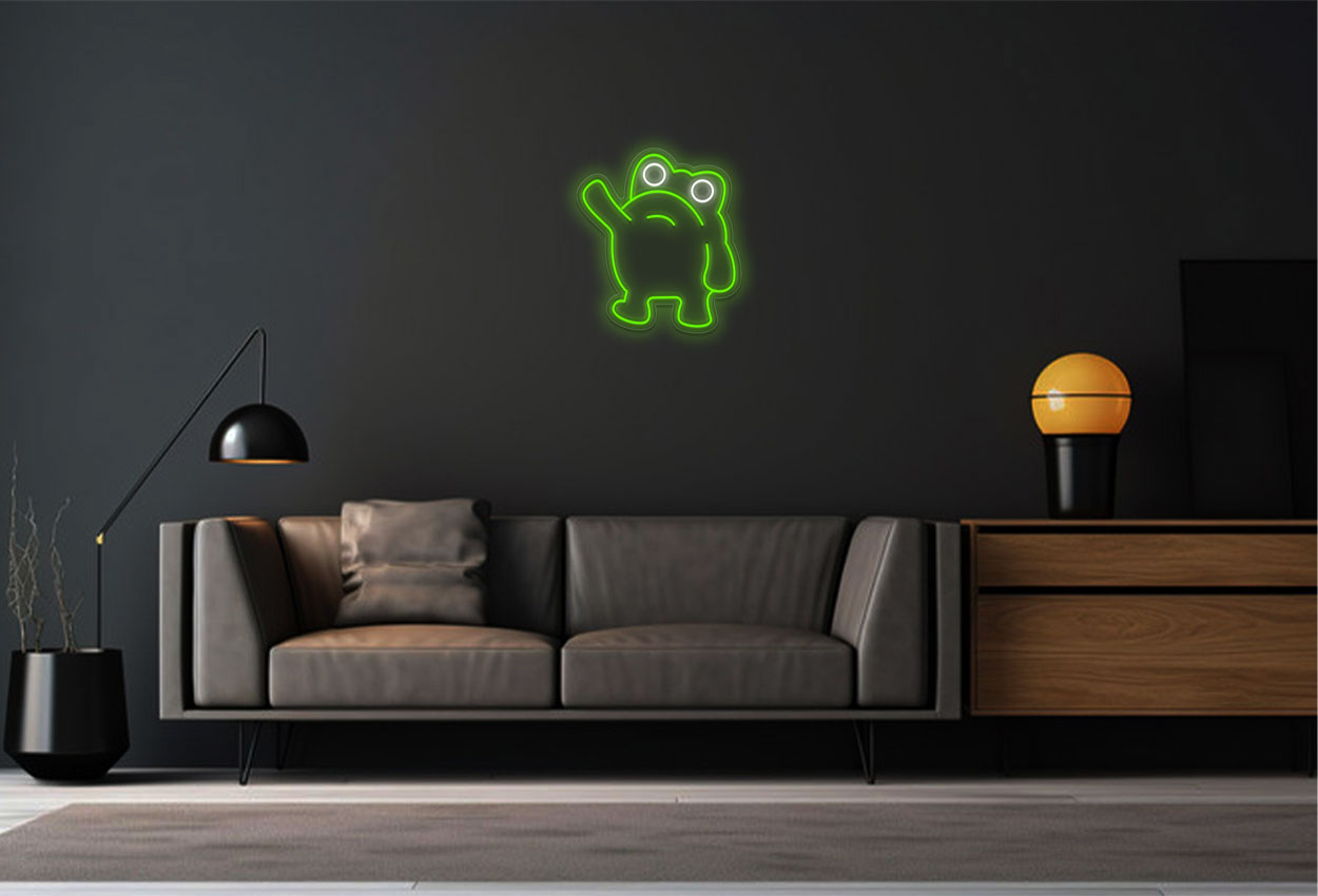 Buy Standing Frog LED Neon Sign | Animal Signs from Best Buy Neon Signs