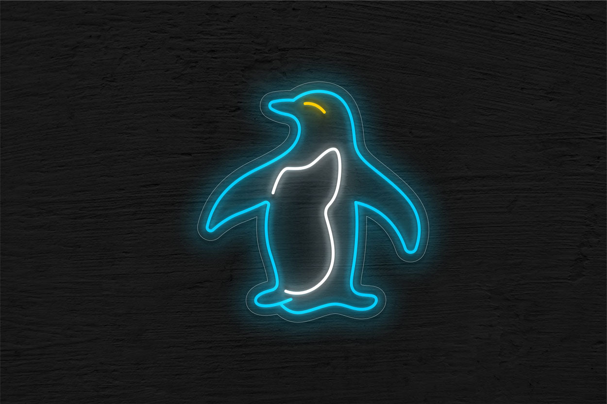 Penguin Sign Buy Standing Penguin LED Neon Sign | Animal Signs from Best Buy Neon Signs