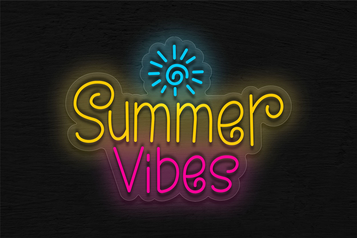 Summer Vibes LED Neon Sign