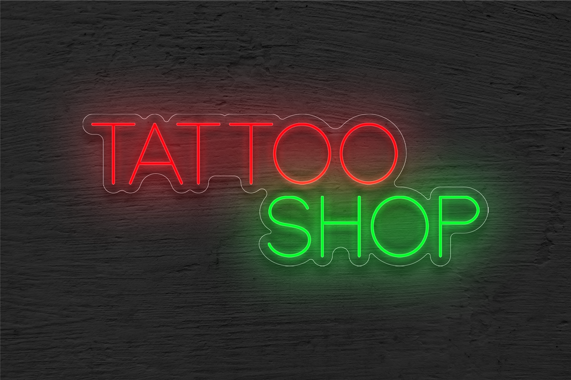 "Tattoo Shop" LED Neon Sign