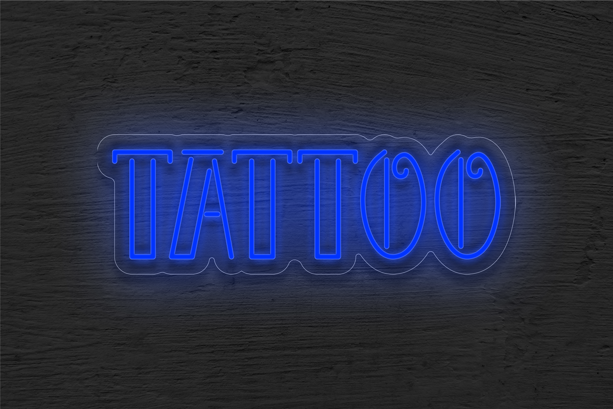 &quot;Tattoo&quot; LED Neon Sign