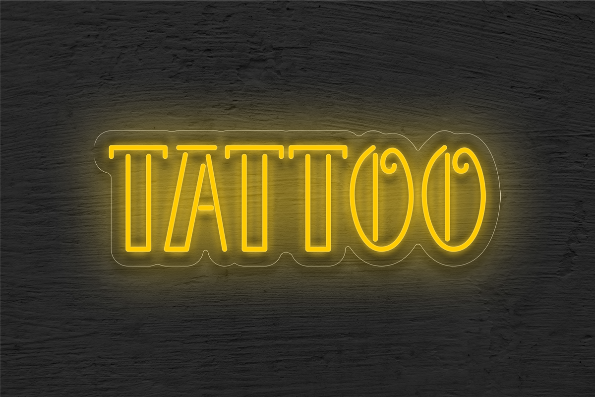 &quot;Tattoo&quot; LED Neon Sign