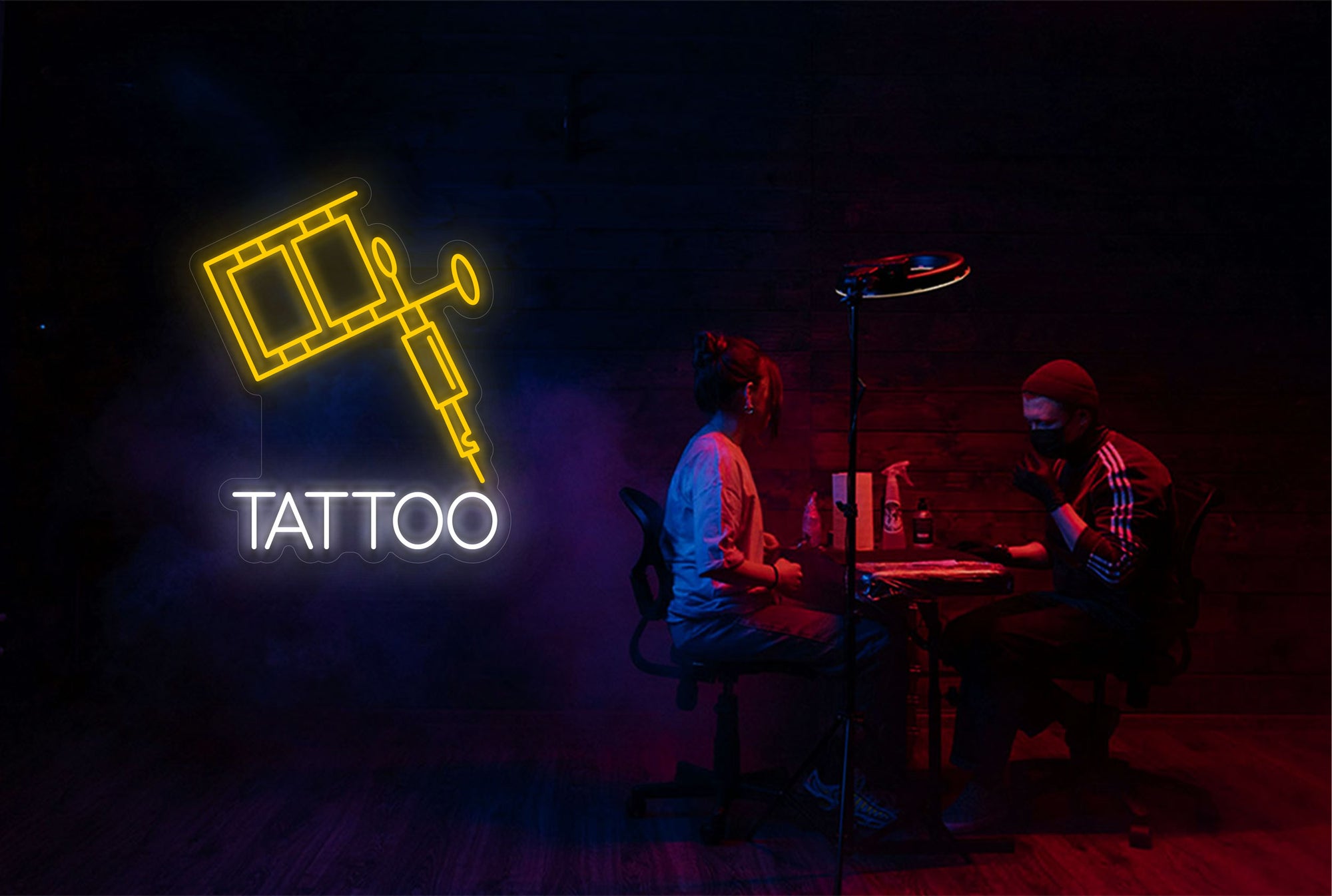 "Tattoo" with Tool LED Neon Sign