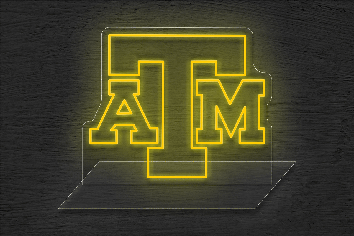Texas A&amp;M Logo LED Neon Sign