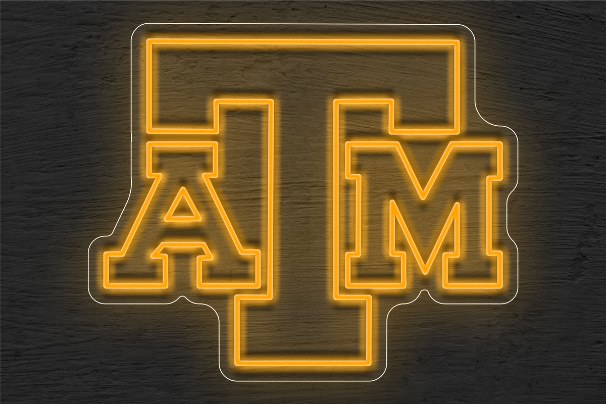 Texas A&amp;M Logo LED Neon Sign