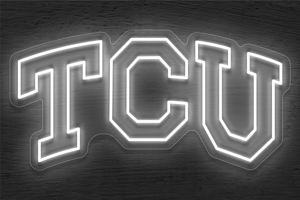 Texas Christian University (TCU) Logo LED Neon Sign