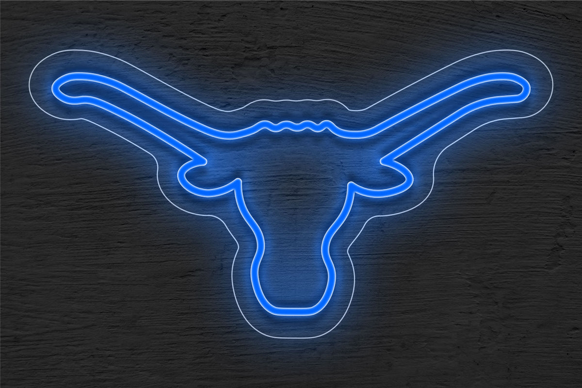 Texas Longhorn Logo LED Neon Sign