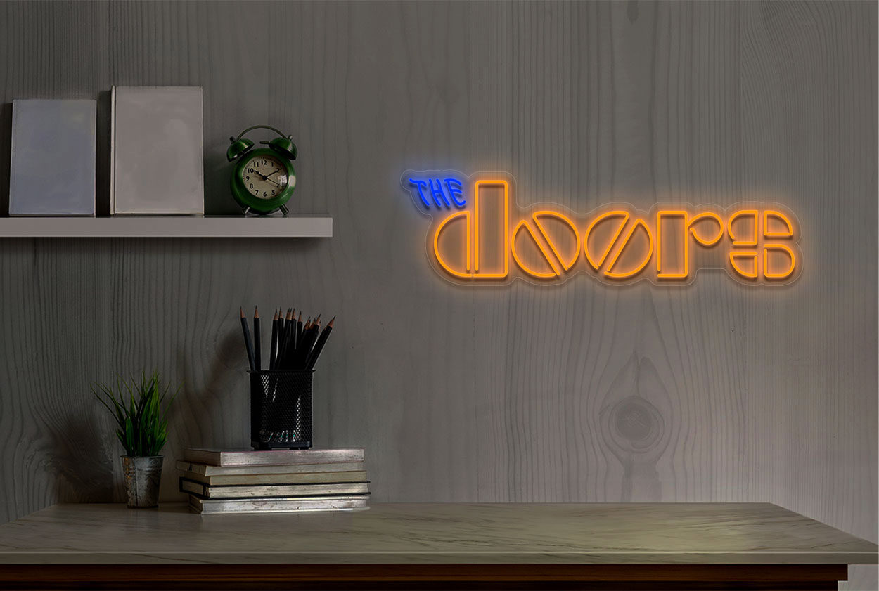 "The Doors" LED Neon Sign