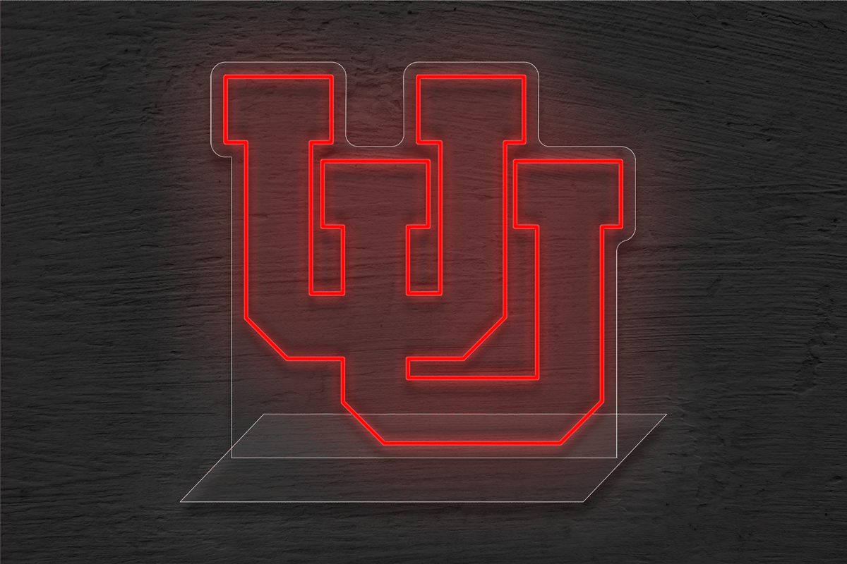 The University of Utah (UU) Logo LED Neon Sign