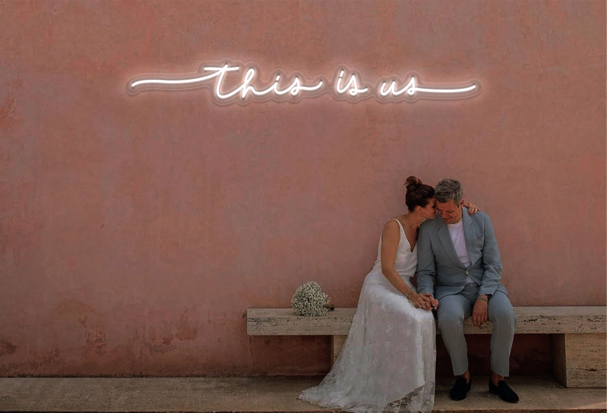 This is us LED Neon Sign