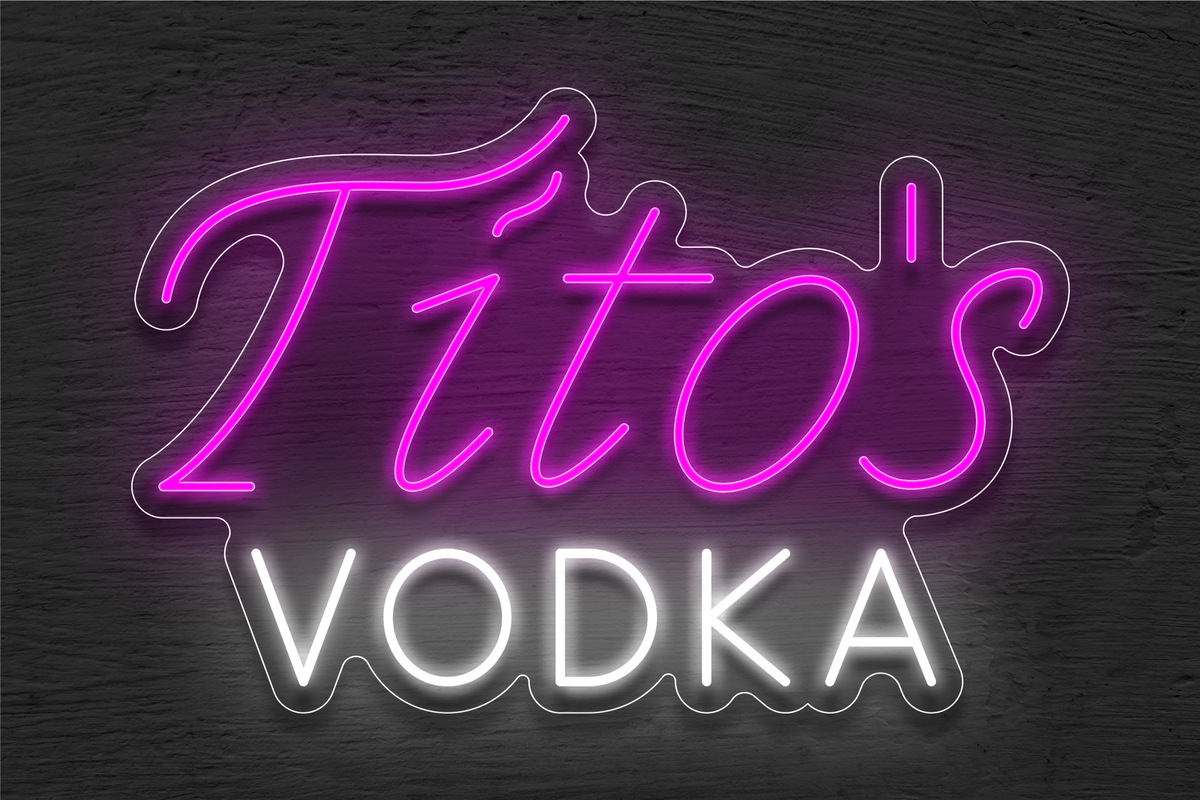 Tito&#39;s Vodka LED Neon Sign