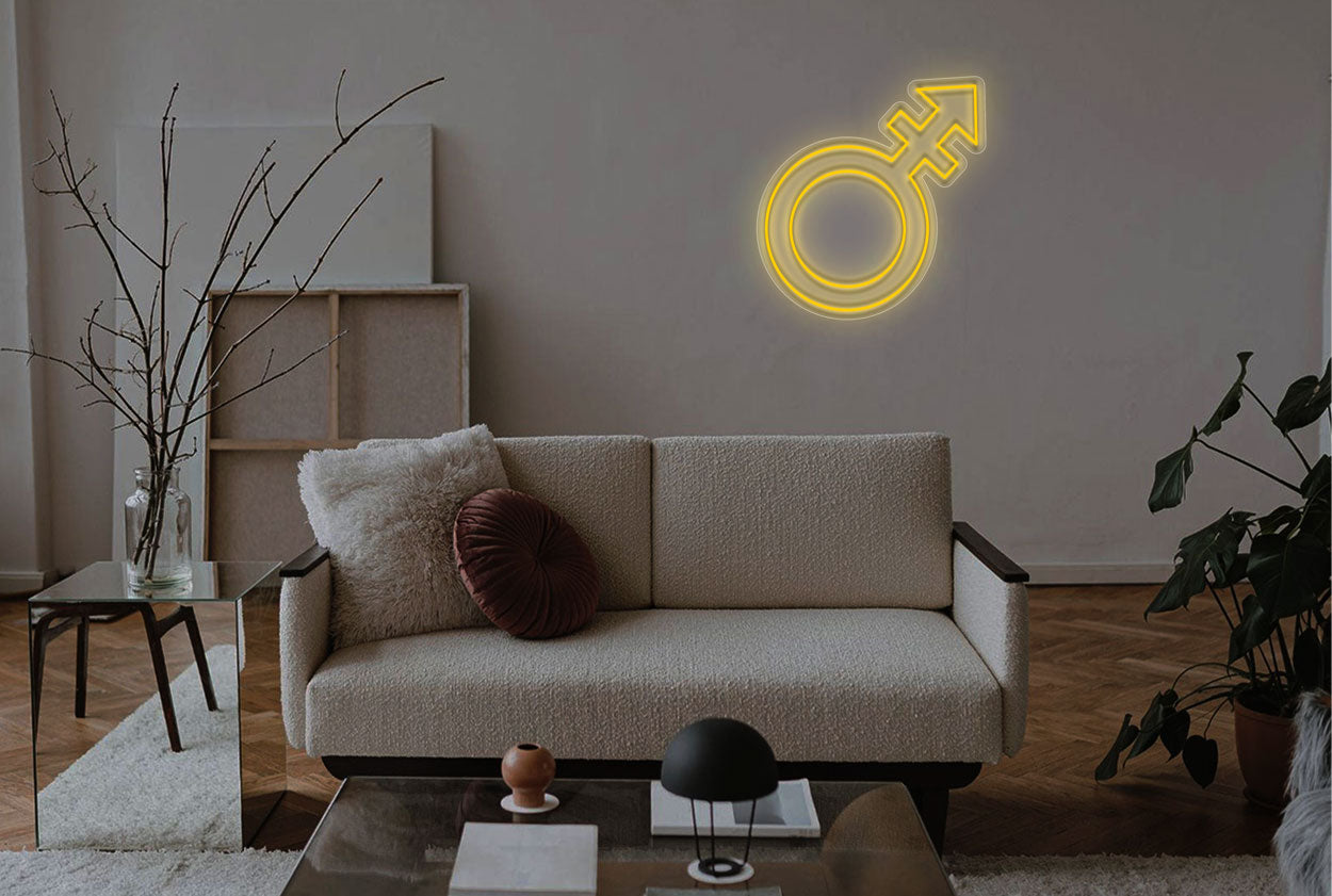 Transgender Logo LED Neon Sign