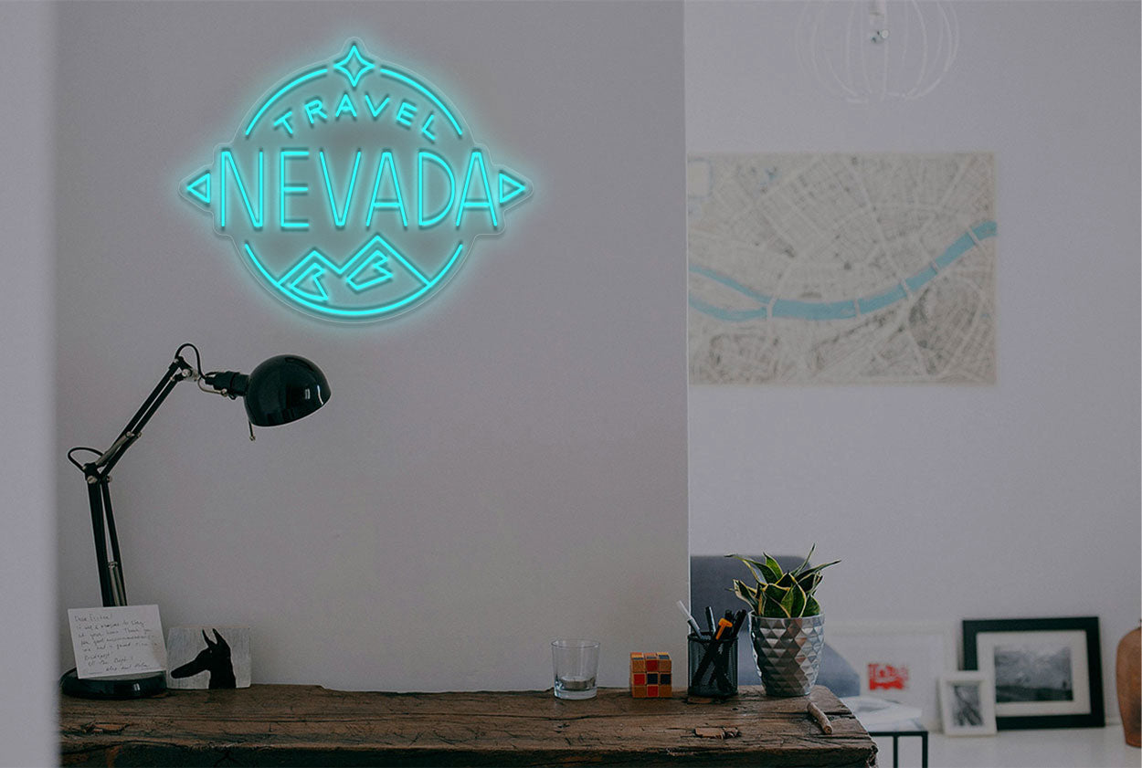 Travel Nevada LED Neon Sign