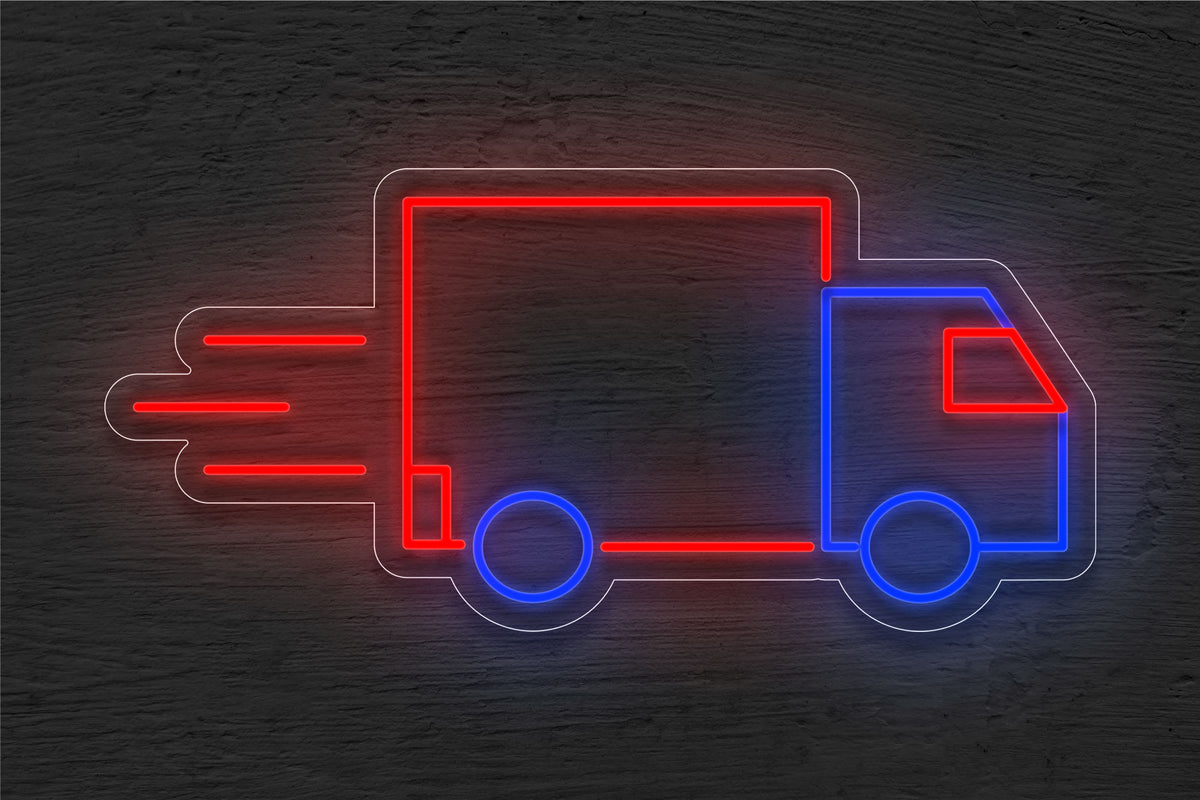 Box Truck Express LED Neon Sign