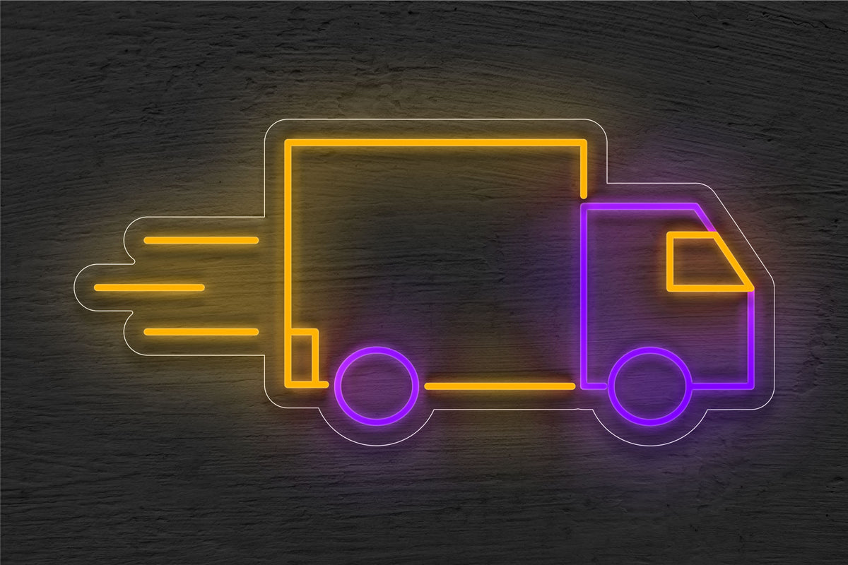 Box Truck Express LED Neon Sign