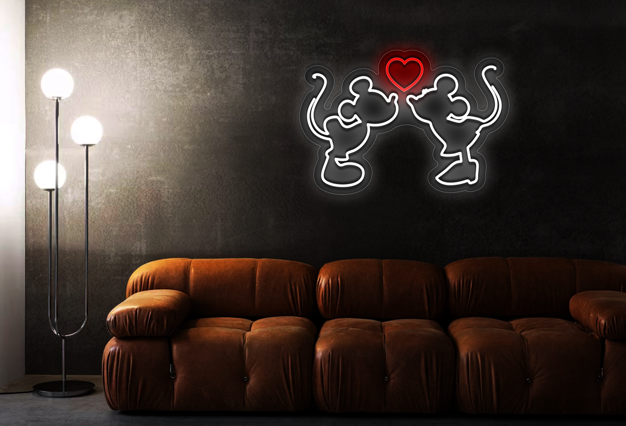 Buy Two Mouse Kissing LED Neon Sign | Best Selling Neon Signs from Best ...