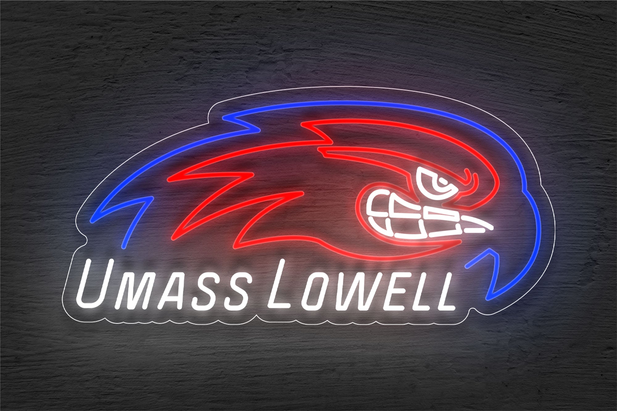 UMass Lowell River Hawks Men's Basketball LED Neon Sign