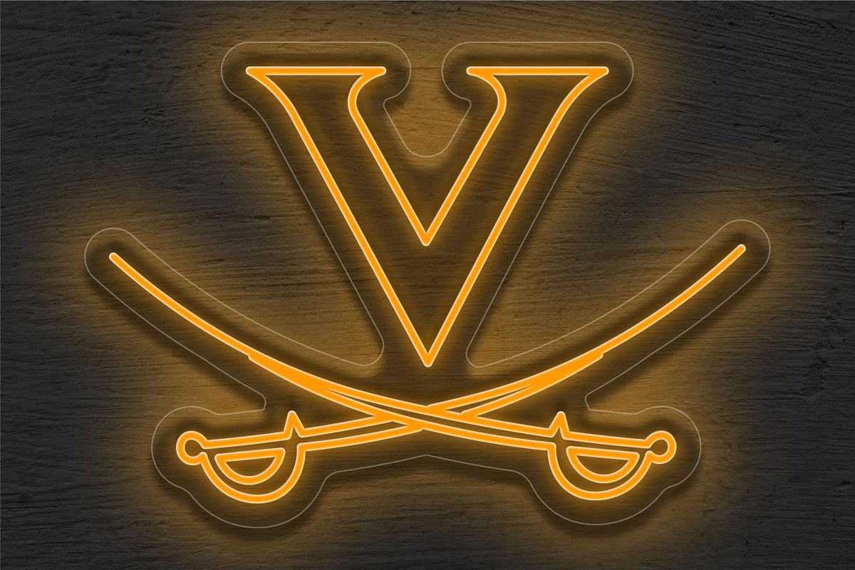 University Virginia Logo LED Neon Sign