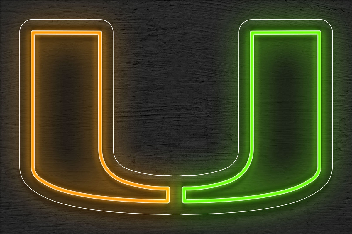 University of Miami Logo LED Neon Sign