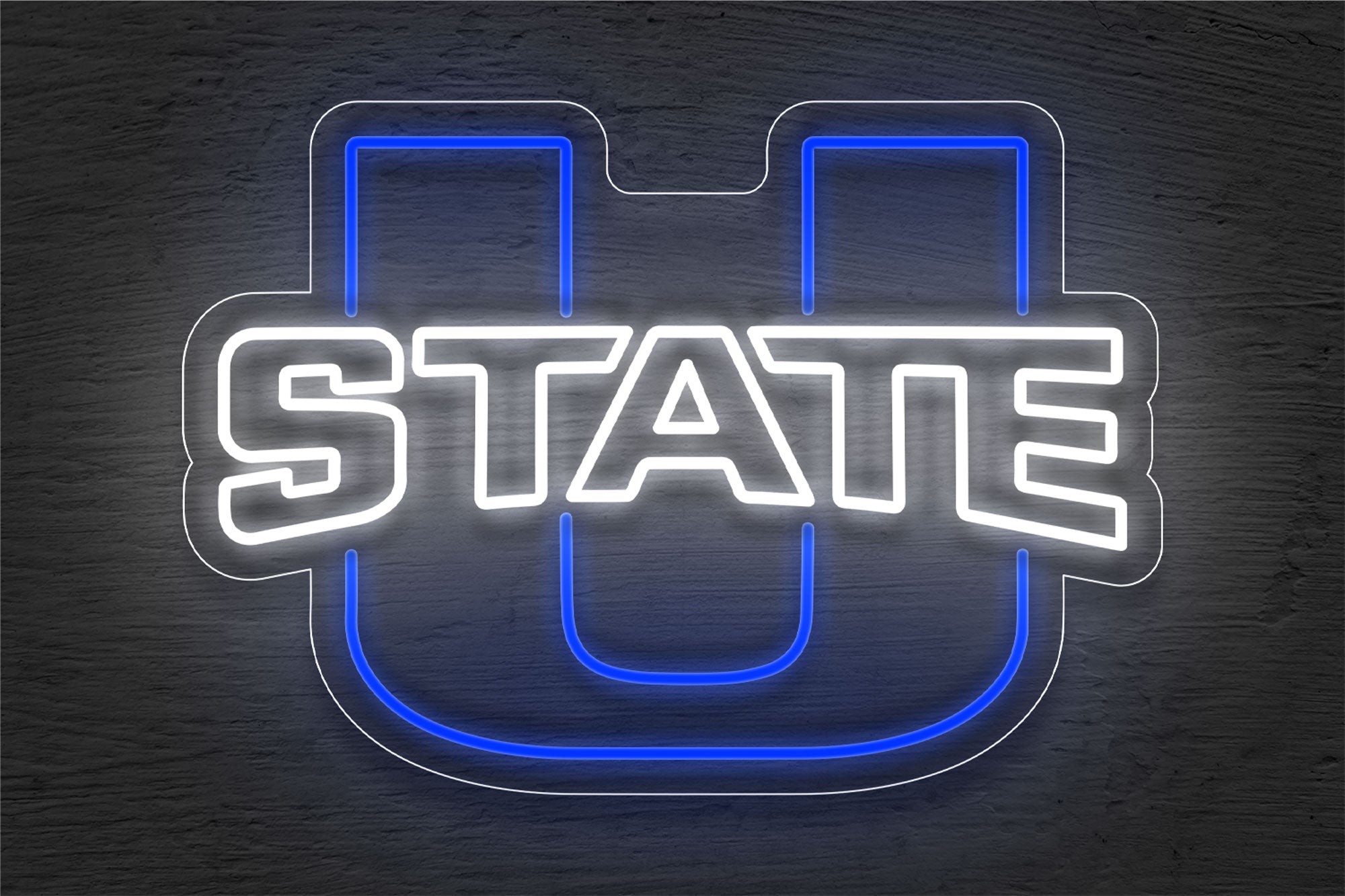 Utah State Aggies Men's Basketball LED Neon Sign