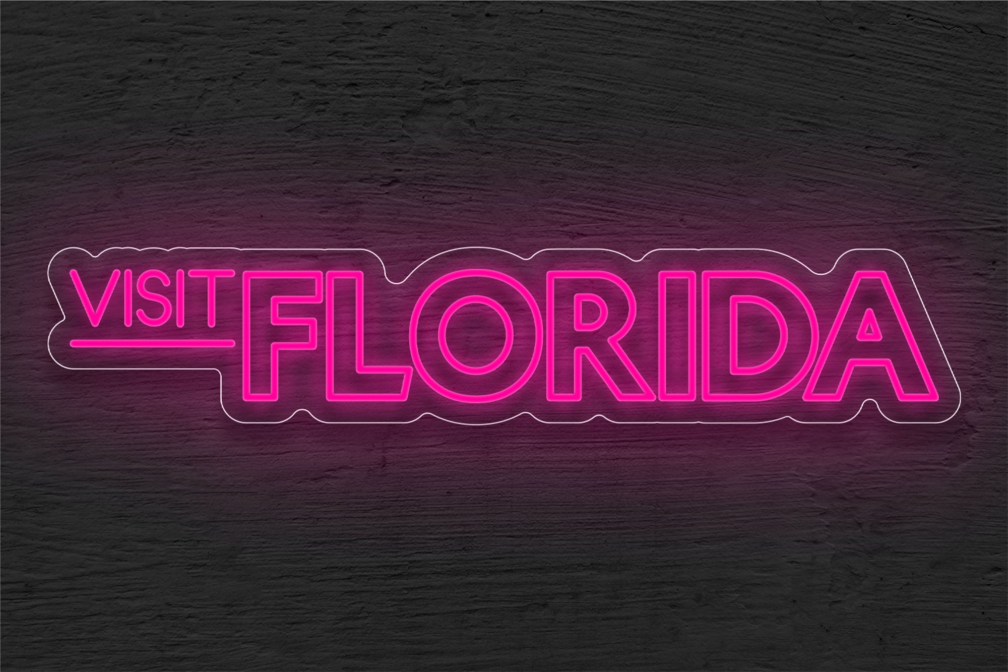 Led Visit Sign Visit Florida LED Neon Sign | Best Buy Neon Signs