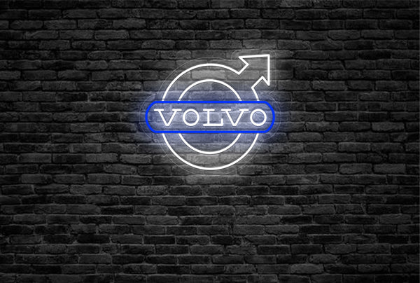 Room Decor Men Volvo Sign Volvo Authorized Garage Sign Metal Volvo Sign ...
