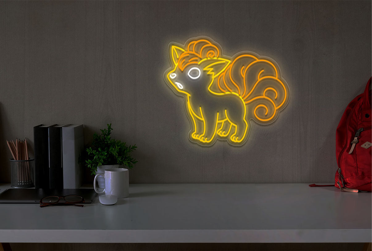 Vulpix(Pokemon) LED Neon Sign