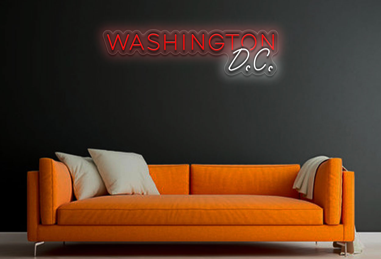 Washington DC LED Neon Sign