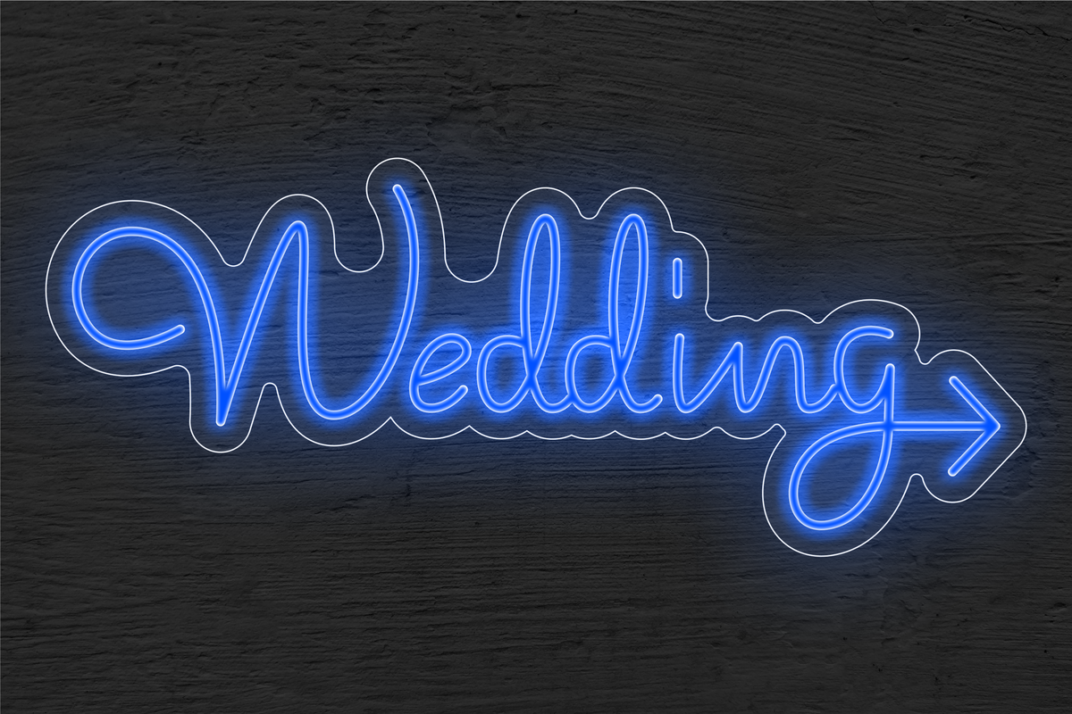 &quot;Wedding&quot; LED Neon Sign