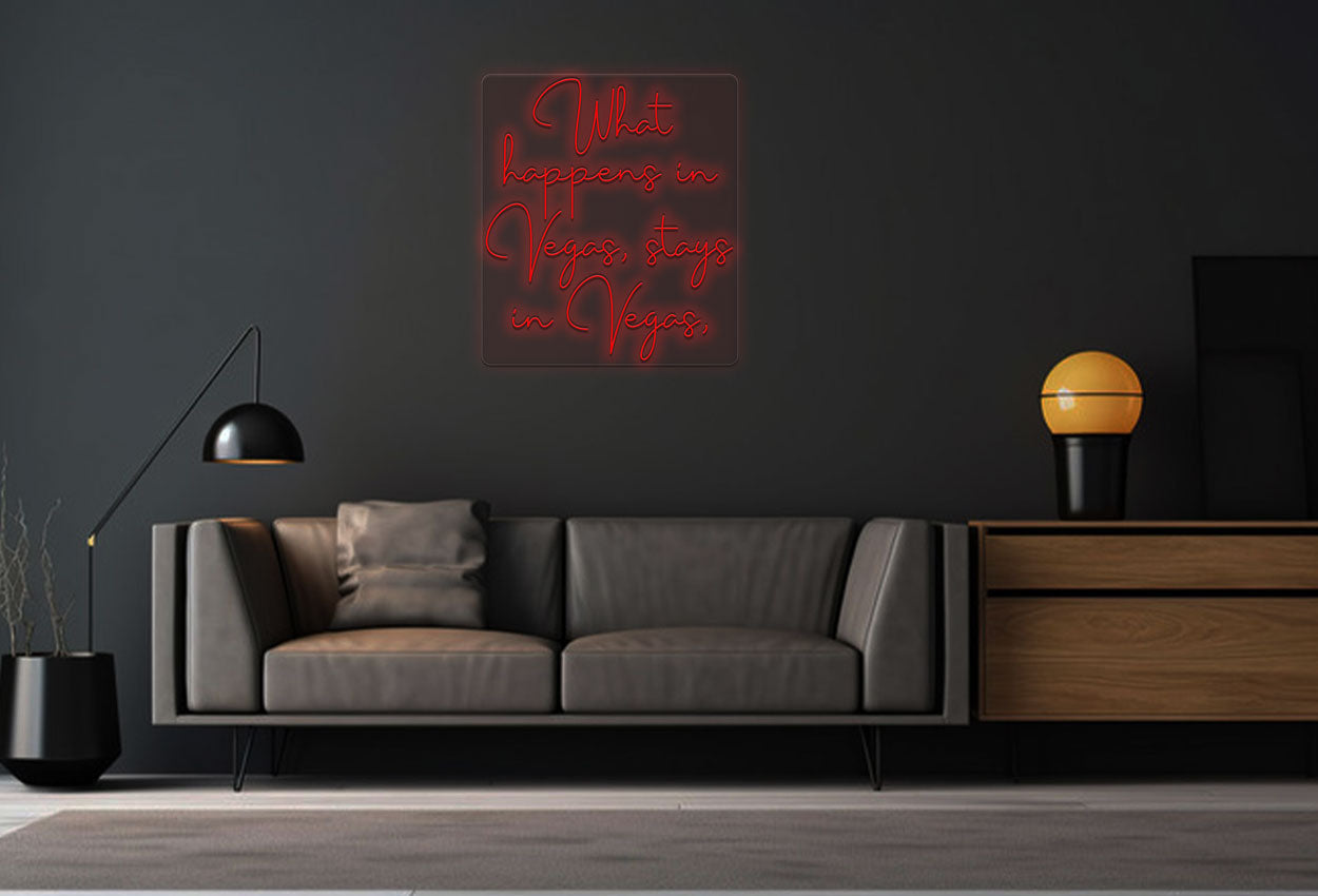 What Happens In Vegas, Stays In Vegas LED Neon Sign