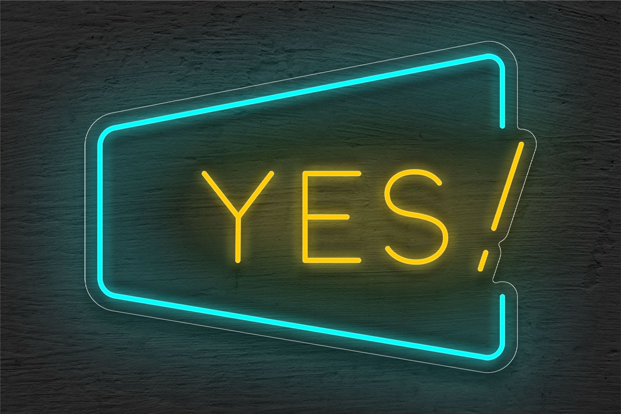 Yes Sign Yellow Yes Sign