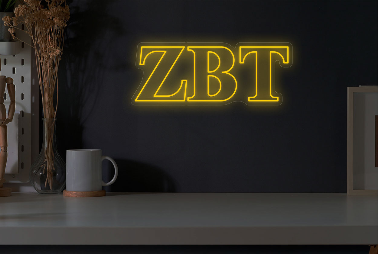 Zeta Beta Tau LED Neon Sign
