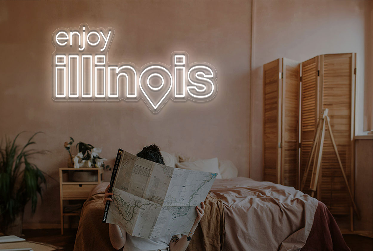 Enjoy Illinois LED Neon Sign